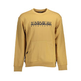 Napapijri Beige Cotton Men Sweater -   -  Napapijri.
